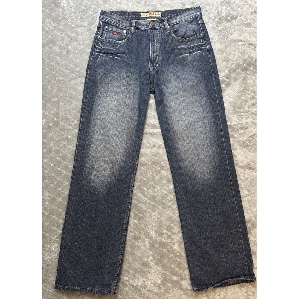 NBN Gear Jeans Men's 32x32 Vtg Y2K Hip Hop Grunge Skate Street Baggy Str8